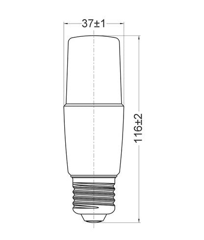 T40 12V LED Globes (9W) - 5000K
