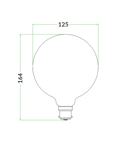 SPECTRA: G125 LED Firework Effect Decorative Globes (4W) - Options: ES G125 4W