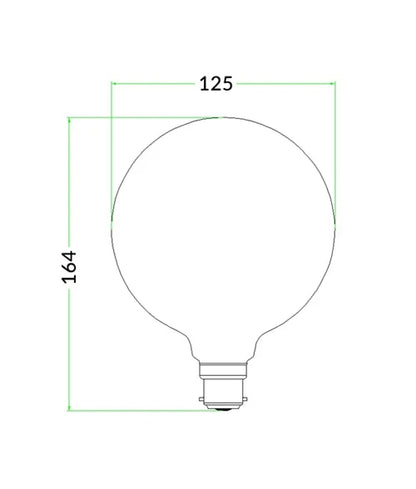 SPECTRA: G125 LED Firework Effect Decorative Globes (4W) - Options: ES G125 4W