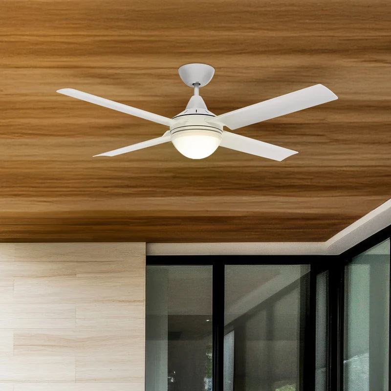 Brilliant Matt Cairns 48"(1220mm) DC Ceiling Fan with Light- White