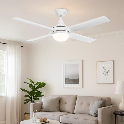 Brilliant Matt Cairns 52"(1320mm) DC Ceiling Fan with Light- White