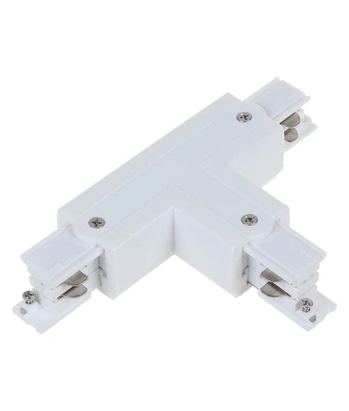 4 Wire 3 Circuit Universal Tracks, Connectors, End Cap & Live End - Connector T-Piece (Left1) BLACK
