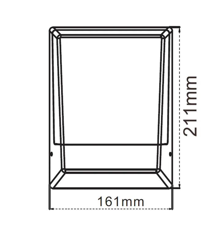 BULK: LED Bulkhead Letter Box Lights IP65 IK10 - White