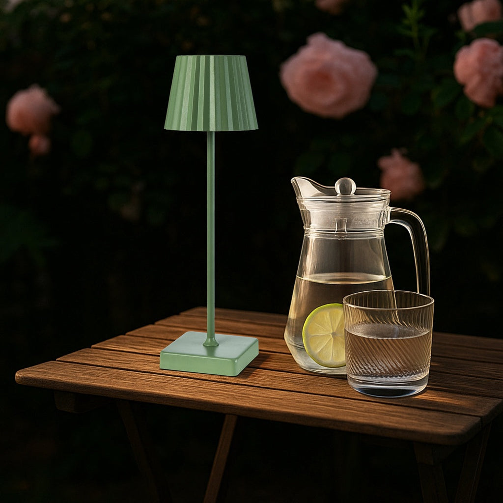 MINDY LED Rechargeable Table Lamp - Green
