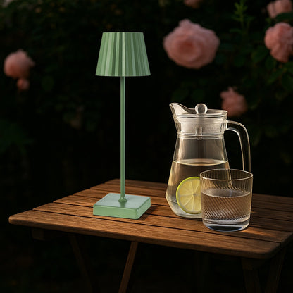 MINDY LED Rechargeable Table Lamp - Green