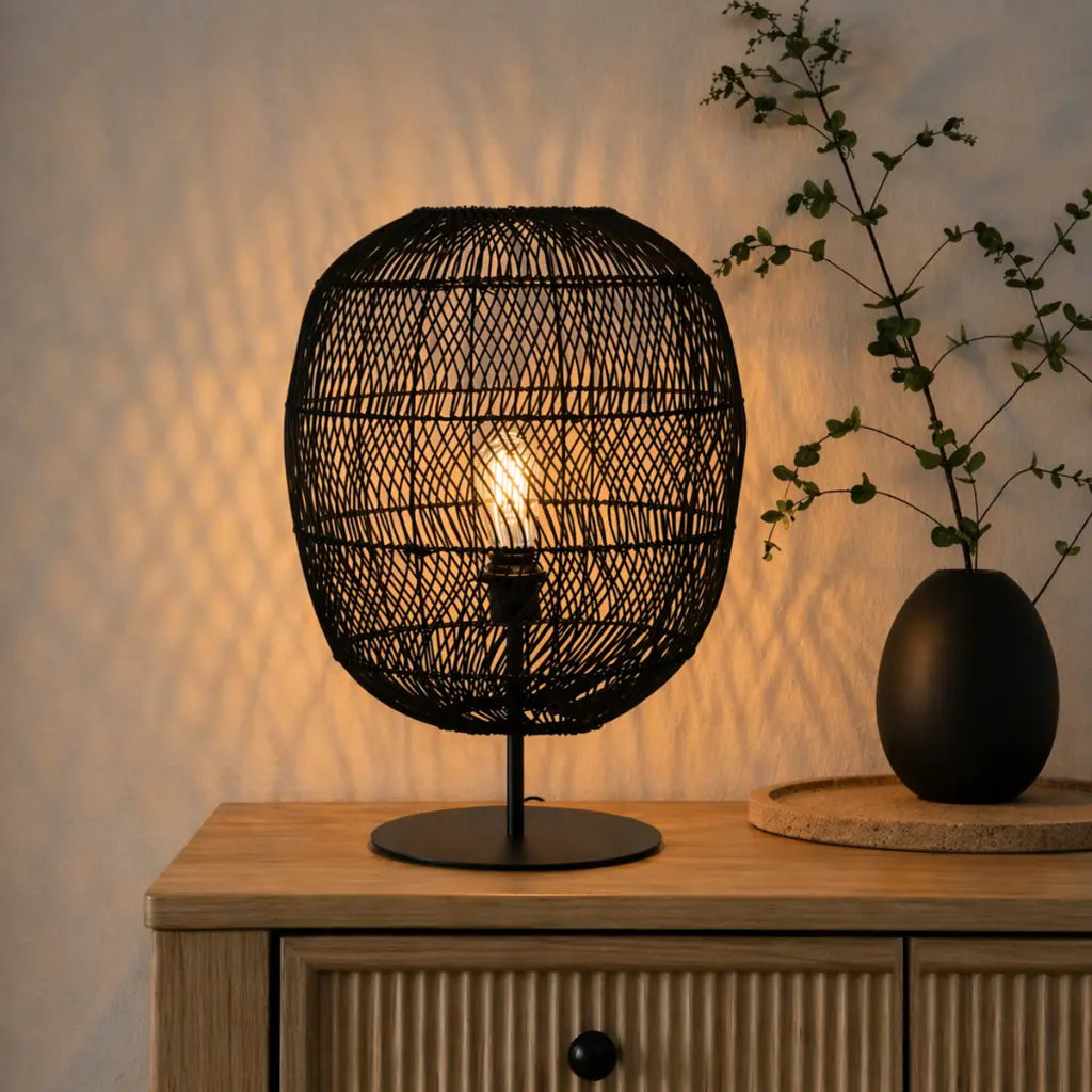 RANA 40CM Table Lamp Medium – Black
