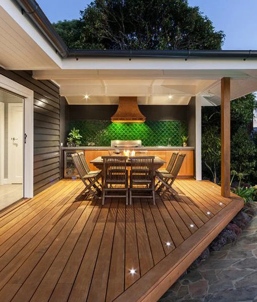DECK: LED 3W Recessed Deck Lights IP67 (Cut out: ∅43mm) - Copper/6000K