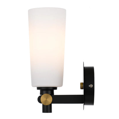 DELMAR WALL LAMP - Black/Opal Matt