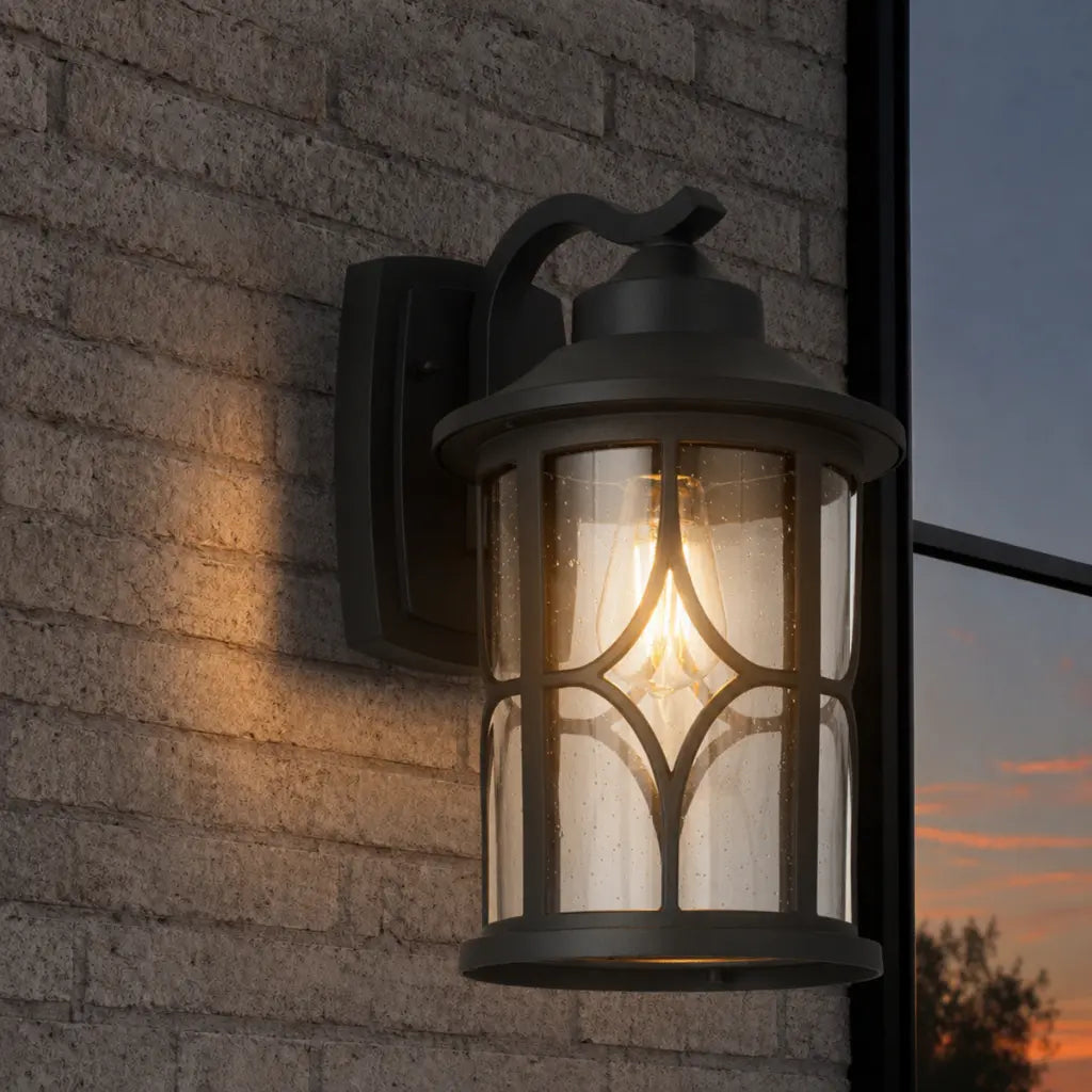 LENORE Exterior LED Wall Light Large-Black