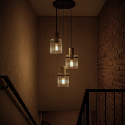 MIKA 3 Pendant Light - Grey