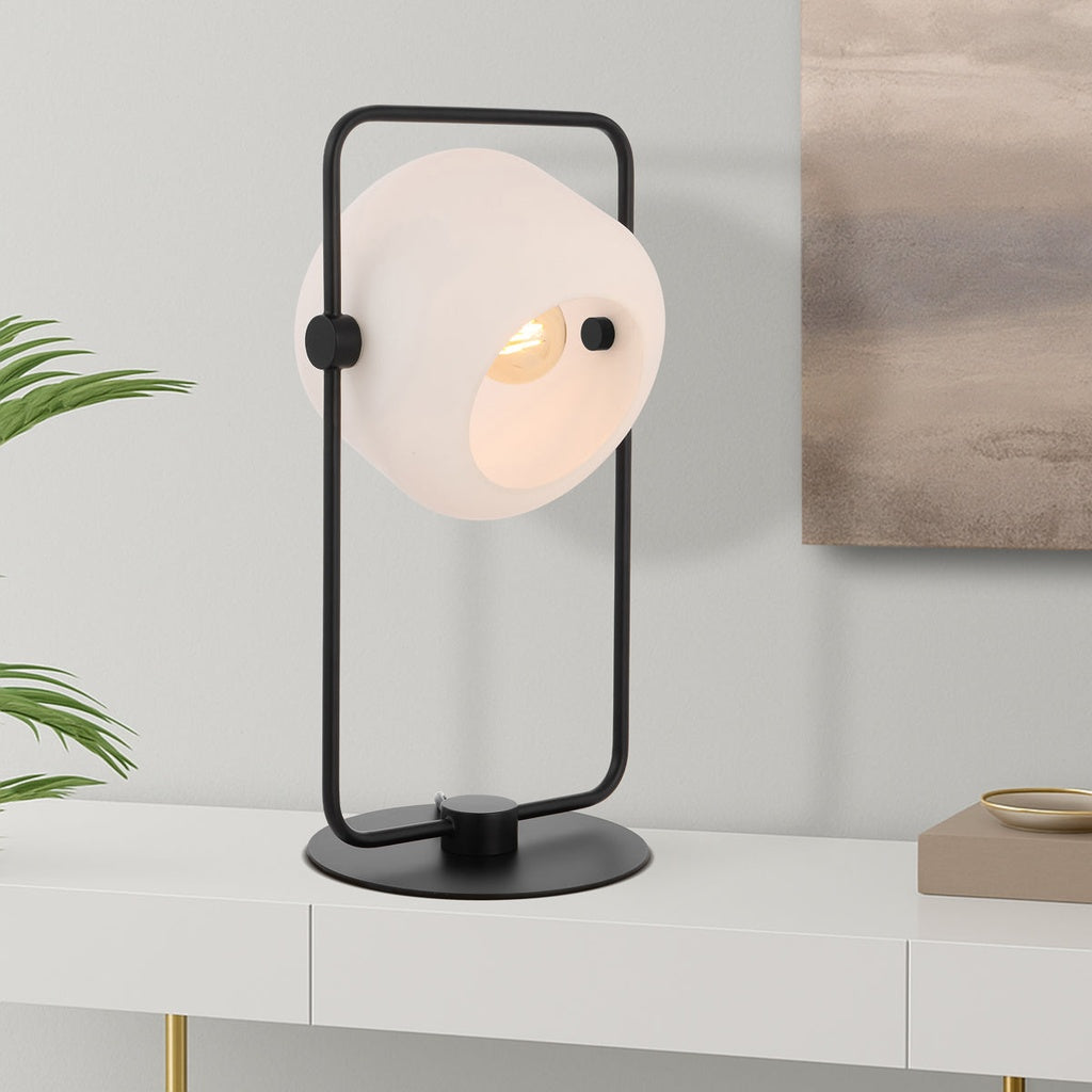 ROCHA Table Lamp - Black/Opal Matt