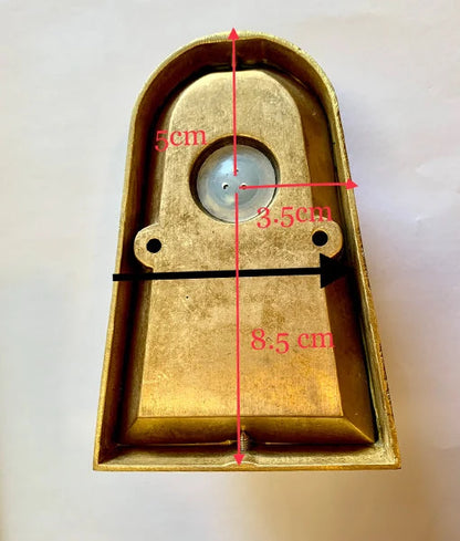 TORQUE: Exterior MR16 Antique Brass Surface Mounted Cone Wall Lights IP65