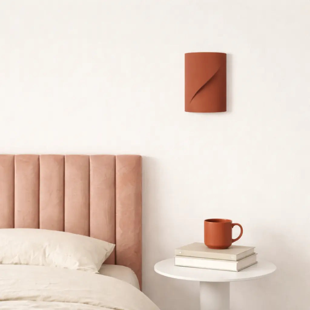 CARLO Gypsum Indoor Wall Light - Terracotta