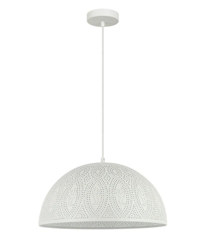 MARRAKESH: Bohemian Interior Dome Shape Pendant Lights - White
