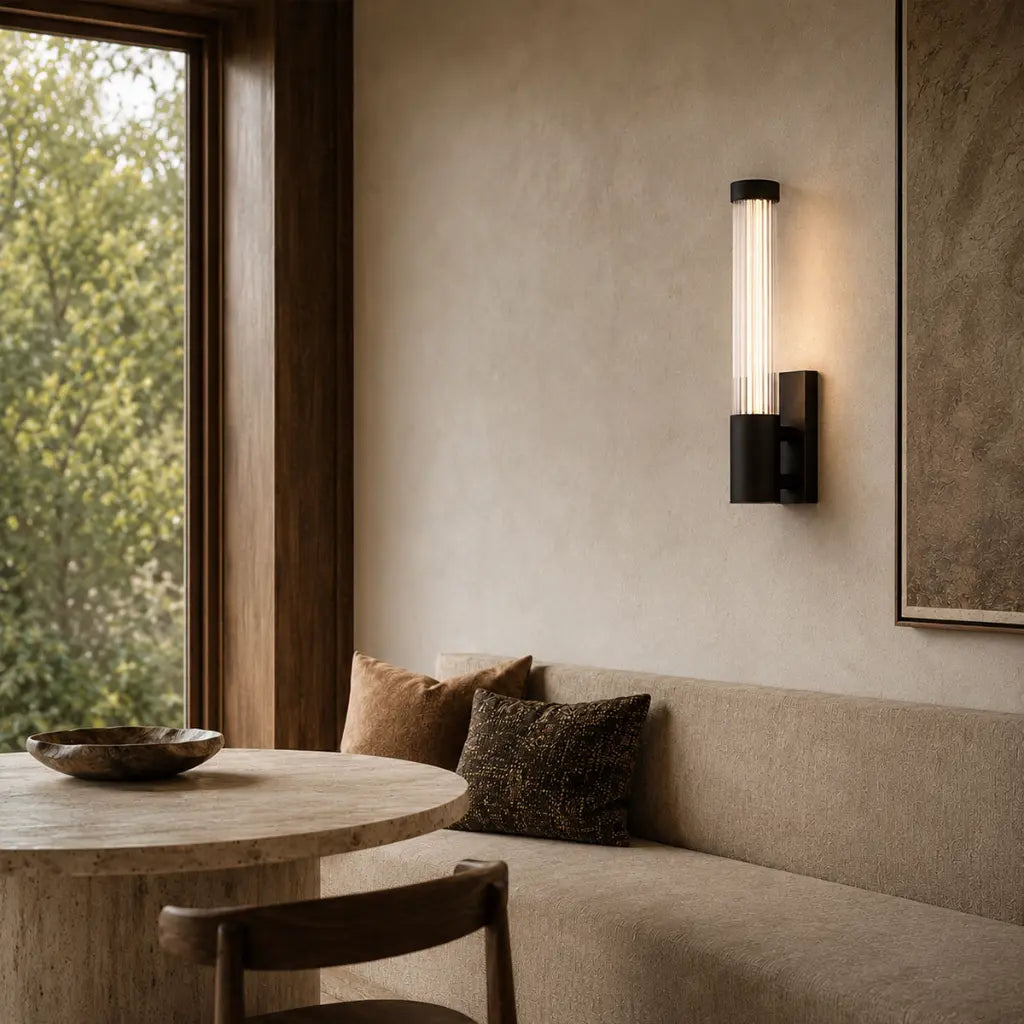 BREMEN Single LED Vanity Wall Light - Bronze