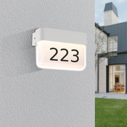 FADRO 18CM Exterior LED Wall Light - White