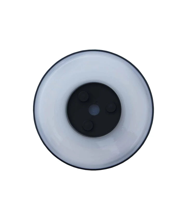 SHADOWTRI: Exterior LED Tri-CCT Round Backlit Wall Lights IP65 & IK08 (Diam: 250mm) - Black