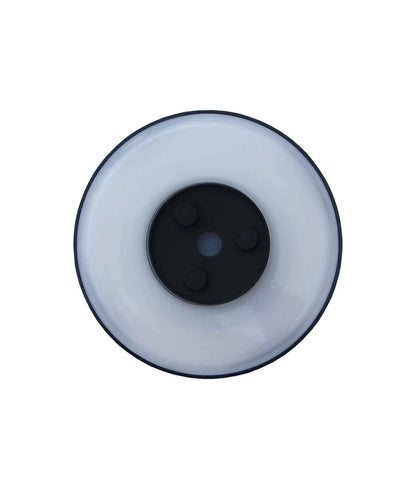 SHADOWTRI: Exterior LED Tri-CCT Round Backlit Wall Lights IP65 & IK08 (Diam: 250mm) - Black