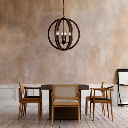 VESTAL 6 Pendant Light - Black