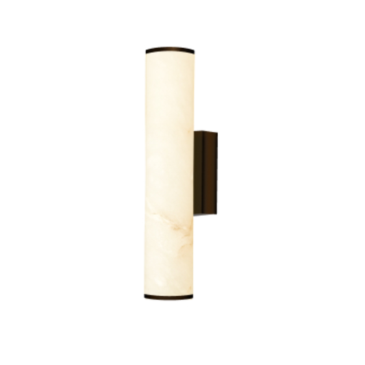 Sasso Marble Wall Light 400mm Long- Black