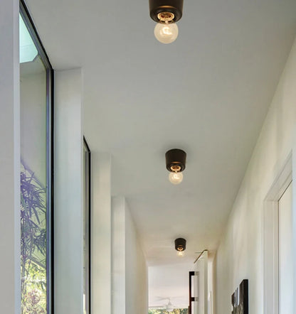 D.I.Y. Batten Fix Ceiling Light Cover - Black