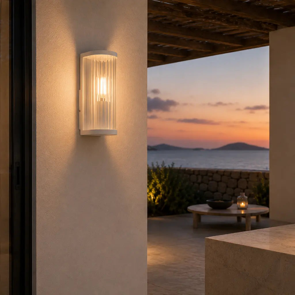 THIRLO Exterior Wall Light - White