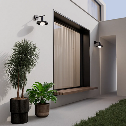 Calibo Eyrie Modern Minimalist Outdoor Wall Light - Black