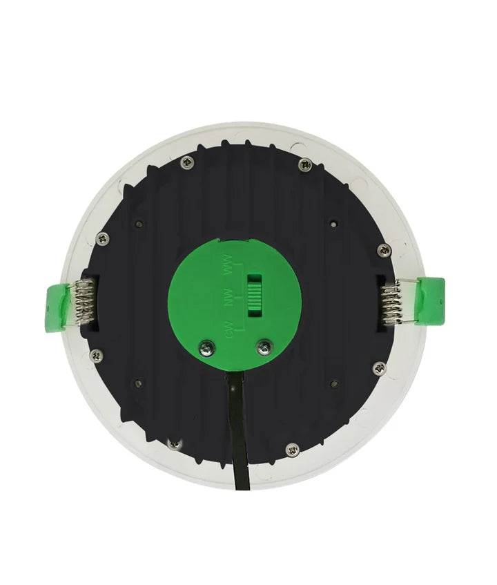 GALTRI: LED Dimmable Tri-CCT Fixed White Recessed Downlights - 12W