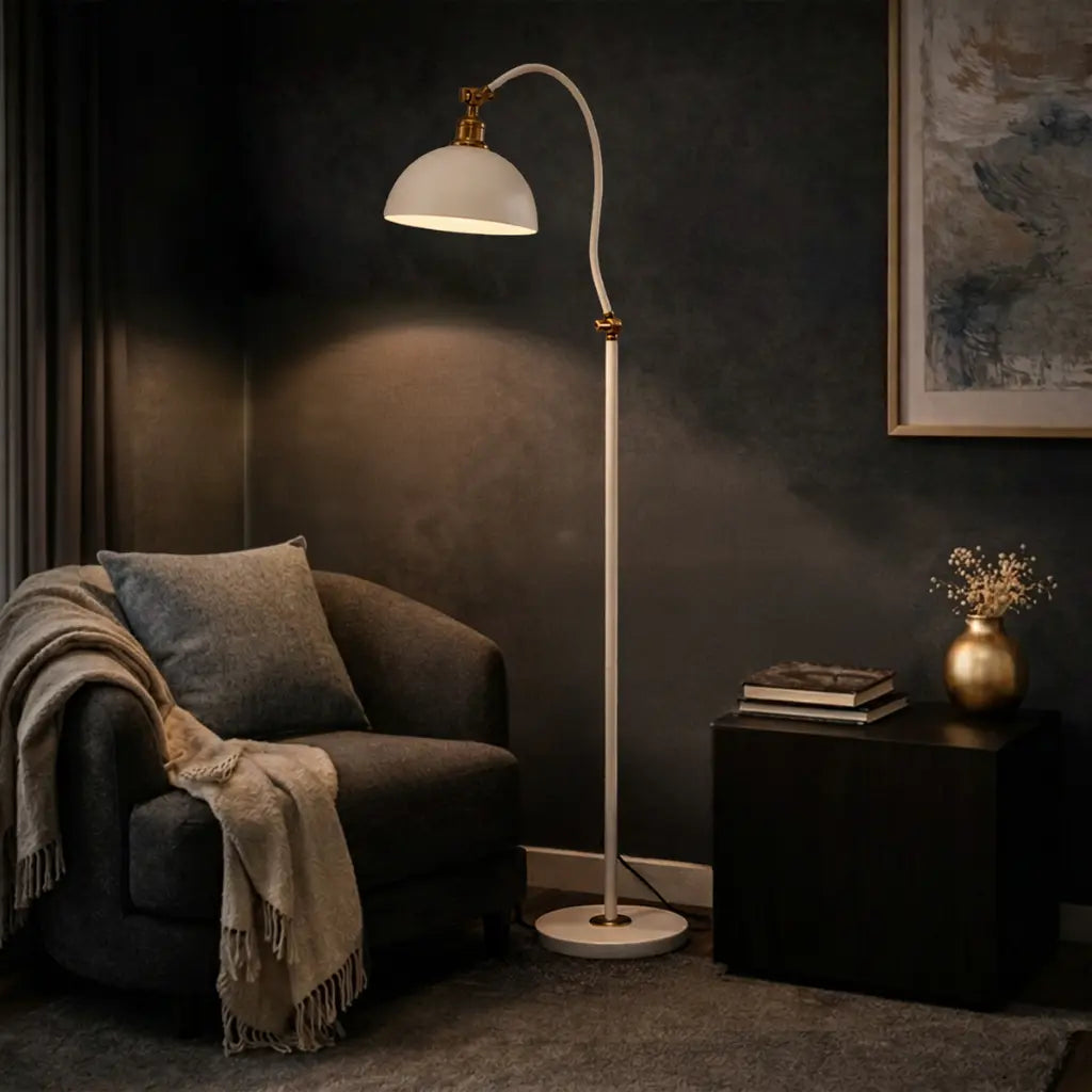 BREVIK Floor Lamp - Beige