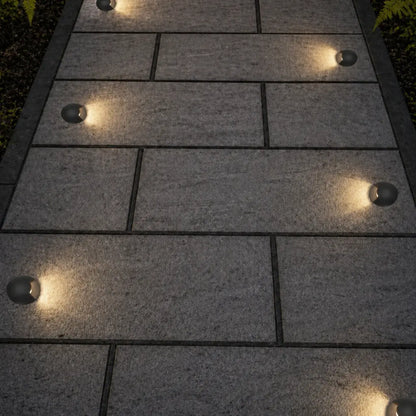 RAKER 24V 3W 1 Way Exterior LED Inground Light - Black