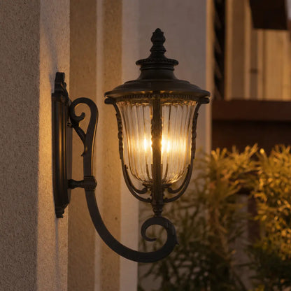RAMIRO 25CM Exterior Wall Light Large - Black