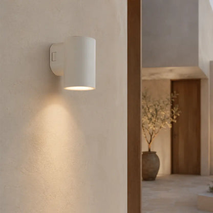 STINA Single Exterior LED Wall Light - White