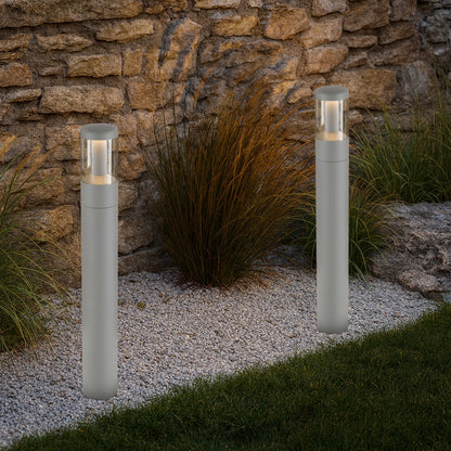 NEPEAN Exterior LED Bollard Light - Silver