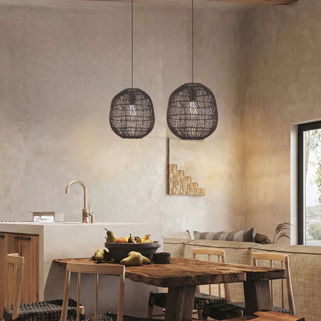 RANA 30CM Pendant Light – Brown