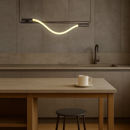 TAFT 75CM LED Pendant Light - Gun Metal