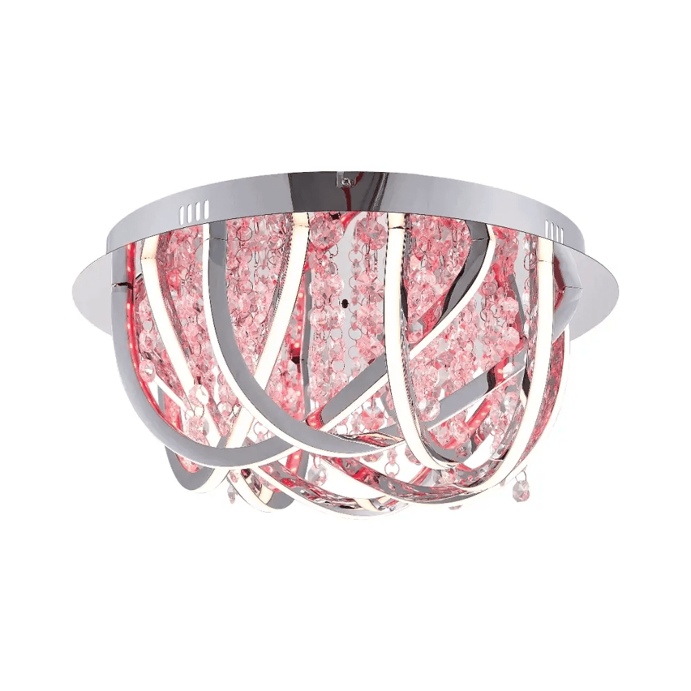 LUXIA 45CM Pendant Light Round - Chrome