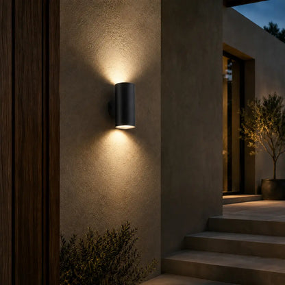 STINA Up-Down Exterior LED Wall Light - Black