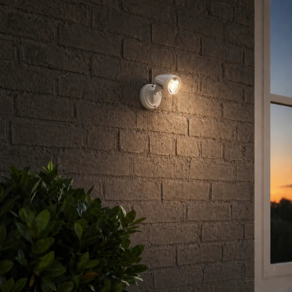 ILLUME Single Exterior LED Spot Light - White