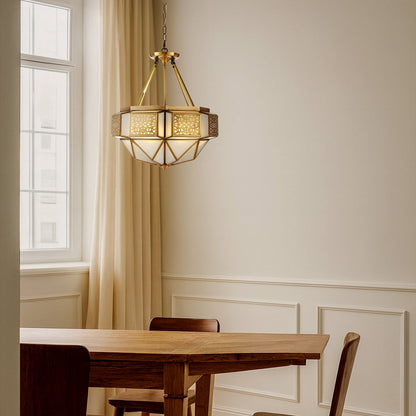 OVERTON Pendant Light CTC Ceiling Light -  Brass