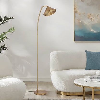LARSON Floor Lamp - Brass