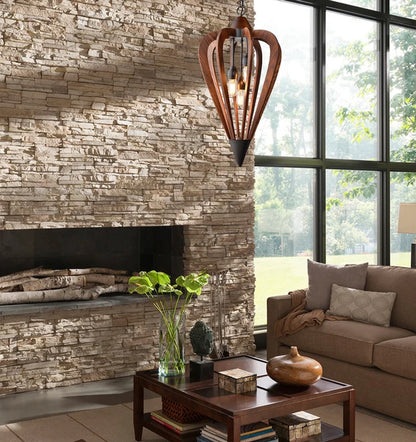 SENORITA: Rustic Medium Tuscan Coffee Cherry Pendant Lights