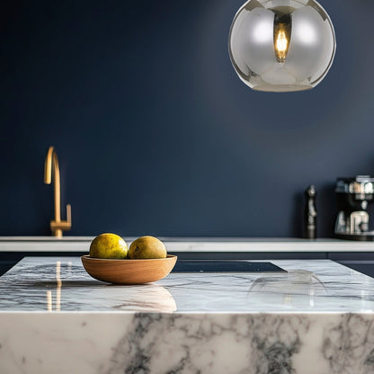 BONDI 30CM Pendant Light - Black/Smoke
