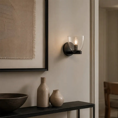 RADAM Single Wall Light - Black