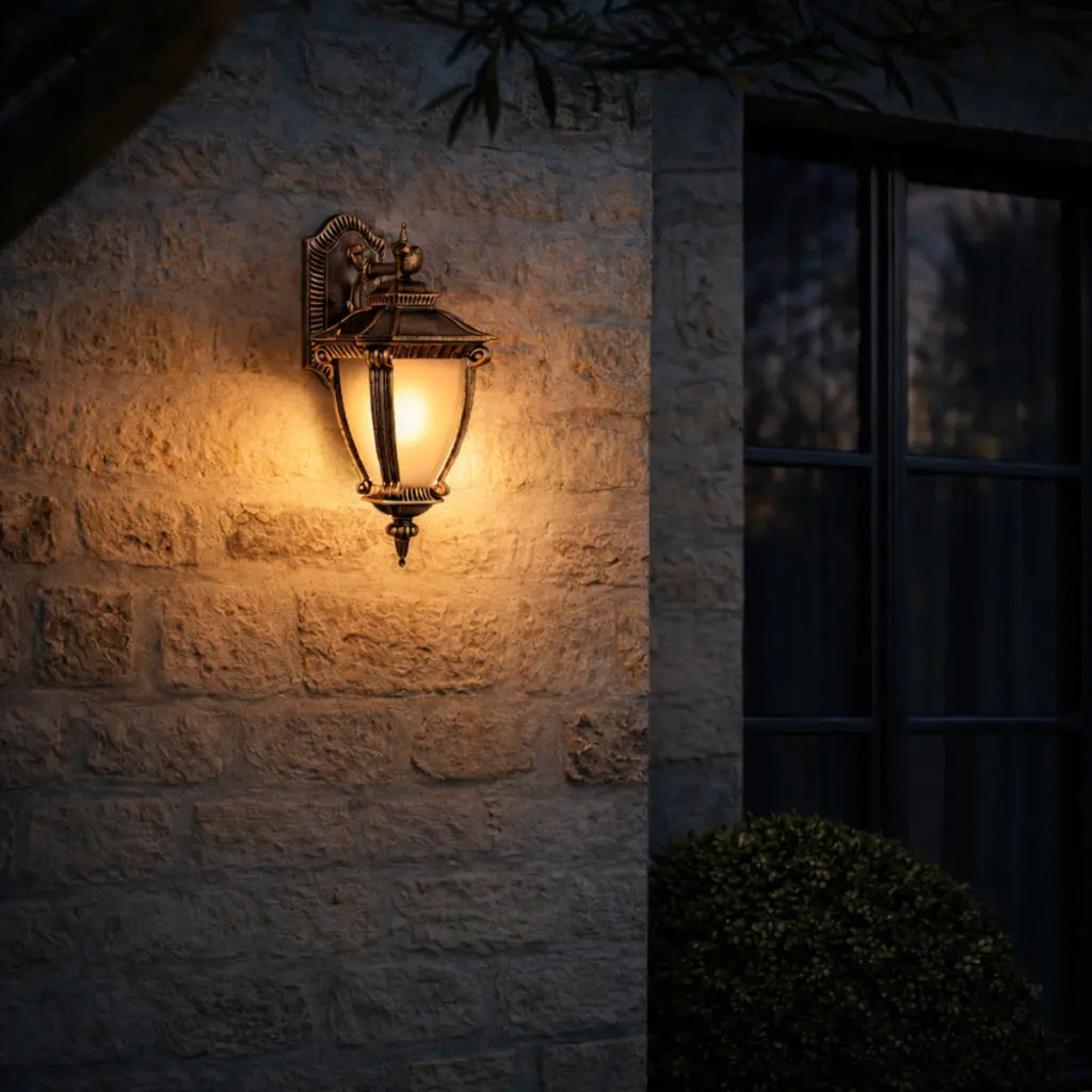 DELFINO Exterior Wall Light - Gold