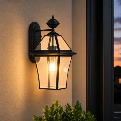 RYE 20CM Wall Light Solid Brass Small - Black