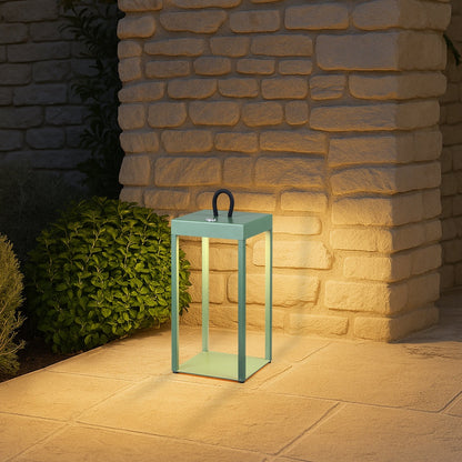 SOTRA LED Rechargeable Table Lamp - Green