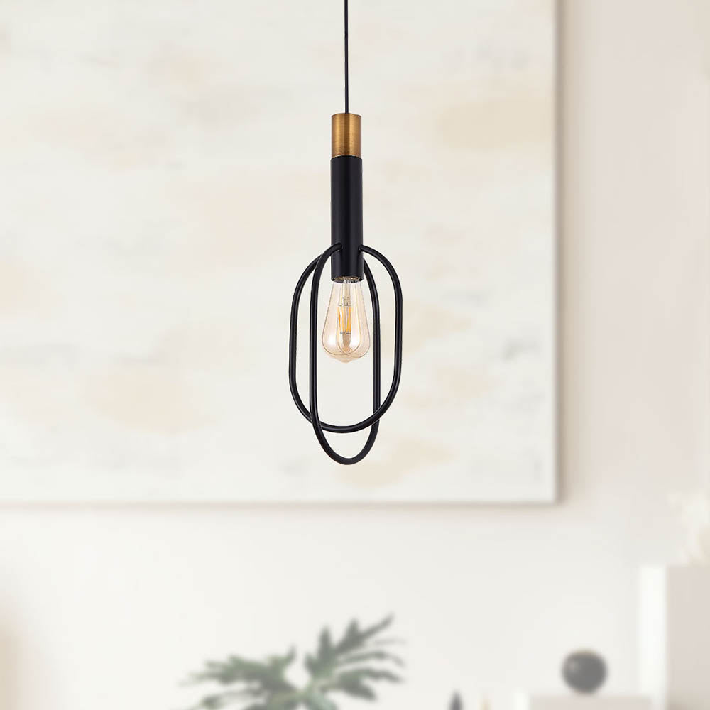 MARVIN Pendant Light Oval - Black