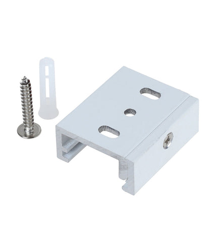 4 Wire 3 Circuit Track Ceiling Kit - Clamp Kit (White)