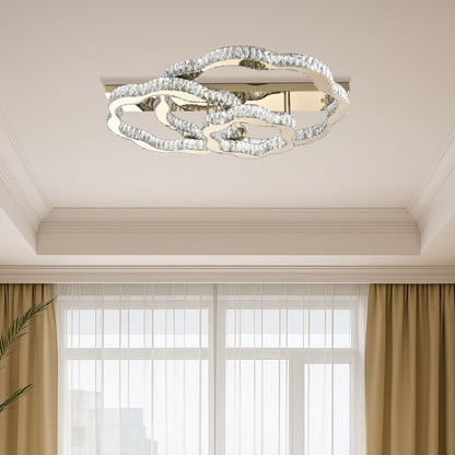 JURA 3 Ring CTC Ceiling Light - Chrome