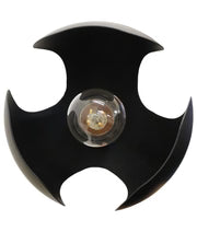 VAINA: Minimalist Scandinavian Interior Small Iron Dome Shape Pendant Light - Black